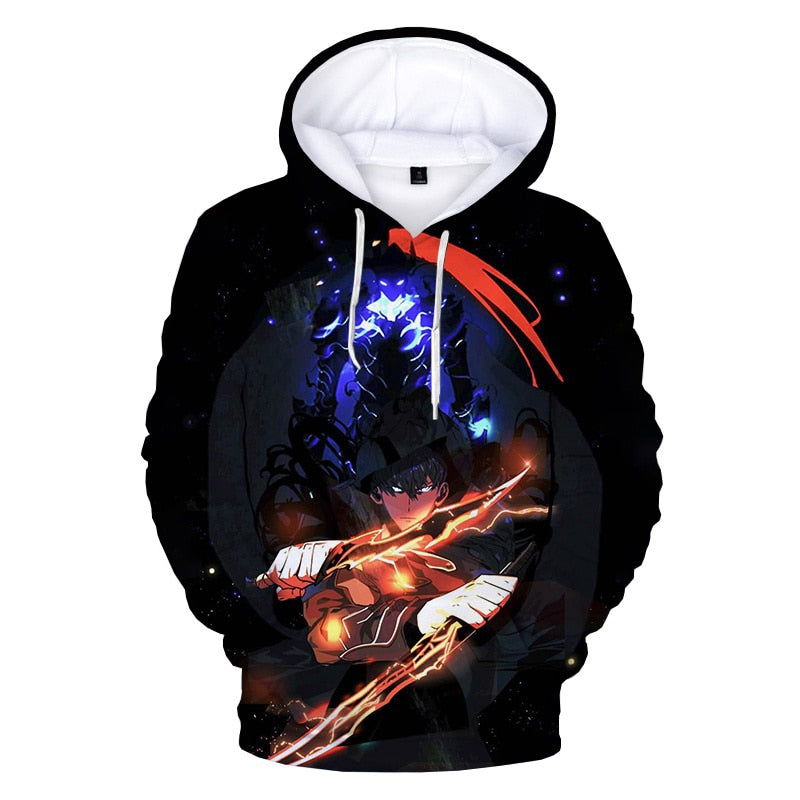 Solo hot Leveling Hoodie 3D